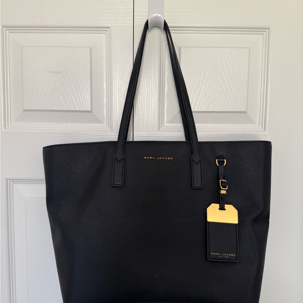Marc Jacobs Black Minimalist Tote Bag